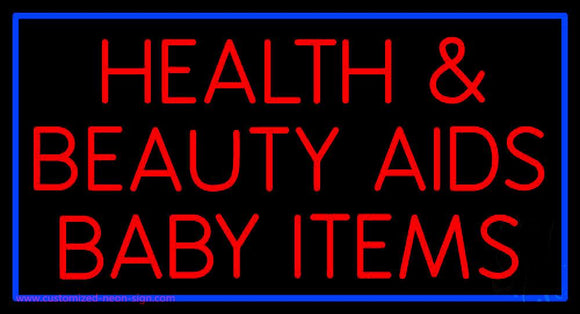 Health And Beauty Aids Baby Items Handmade Art Neon Sign