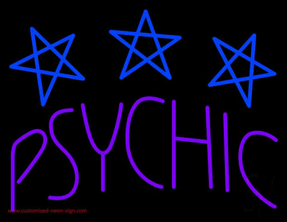 Star Psychic Handmade Art Neon Sign