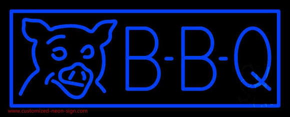 Blue BBQ Neon Sign