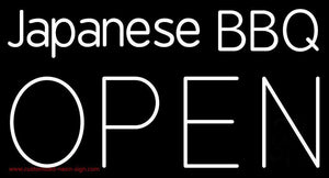 Japanese BBQ Open Neon Sign