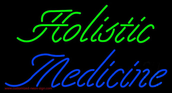 Holistic Medicine Handmade Art Neon Sign