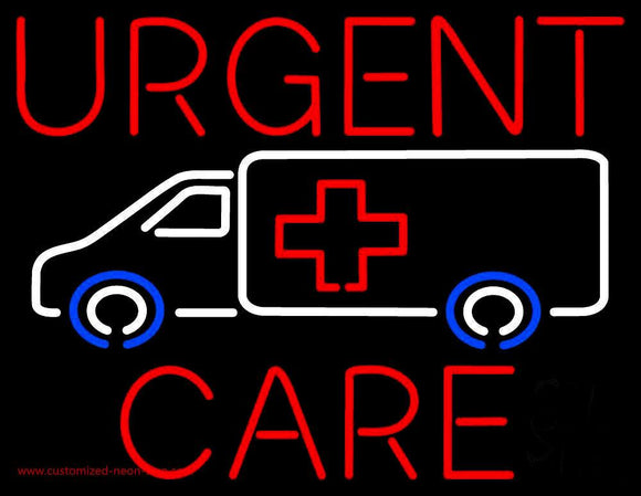 Urgent Care Hospital Van Handmade Art Neon Sign