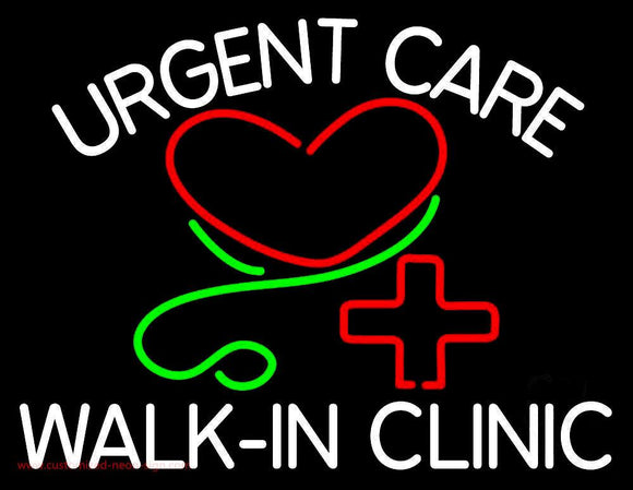 Urgent Care Walk In Clinic Handmade Art Neon Sign