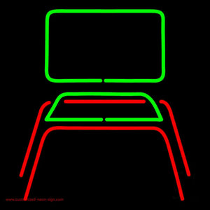 Chair Logo Handmade Art Neon Sign