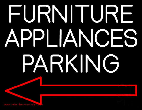 Furniture Appliances Parking Handmade Art Neon Sign