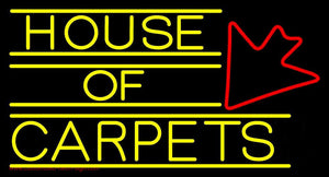 House Of Carpets Handmade Art Neon Sign
