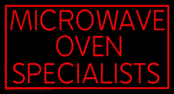 Microwave Ovan Specialist Handmade Art Neon Sign