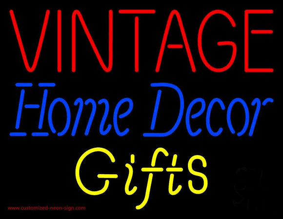 Vintage Home Decor Handmade Art Neon Sign