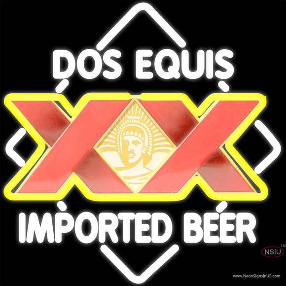 DOS Equis Imported Beer Neon Sign