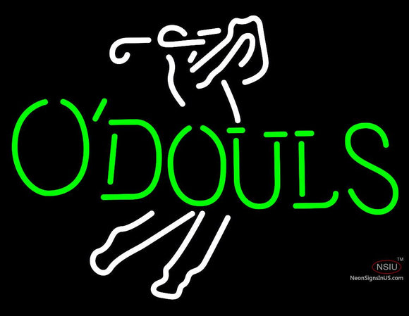 Odouls Golfer Neon Beer Sign