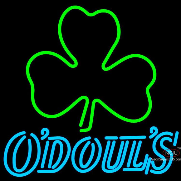 Odouls Green Clover Neon Sign