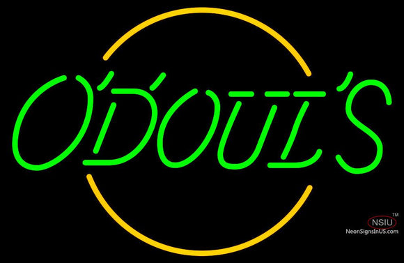 Odouls Round Neon Beer Sign