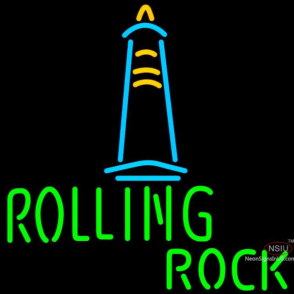 Rolling Rock Lighthouse Lounge Neon Beer Sign x