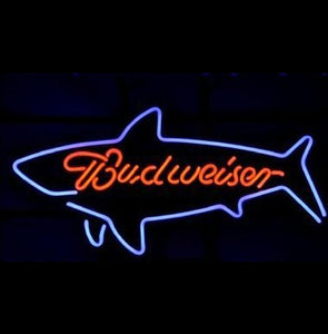 Shark Budweiser Neon Light Sign