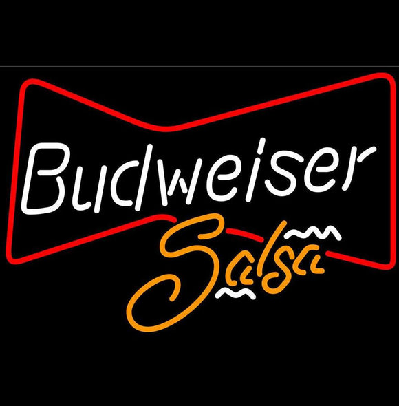 Budweiser Bowtie Salsa Beer Sign