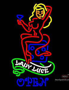 Lady Luck She Devil Neon Sign