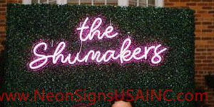 The Shumakers Wedding Home Deco Neon Sign