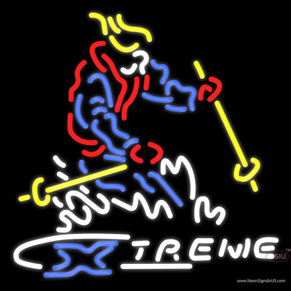 Xtreme Skier Neon Sign