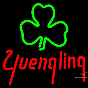 Yuengling Green Clover Neon Beer Sign x